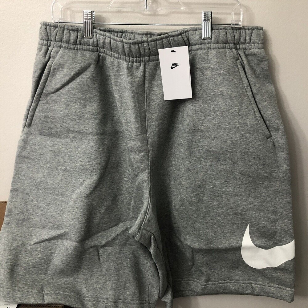 Nike Men’s Shorts Size XL tall Gray Sportswear Club Gym Workout Shorts New